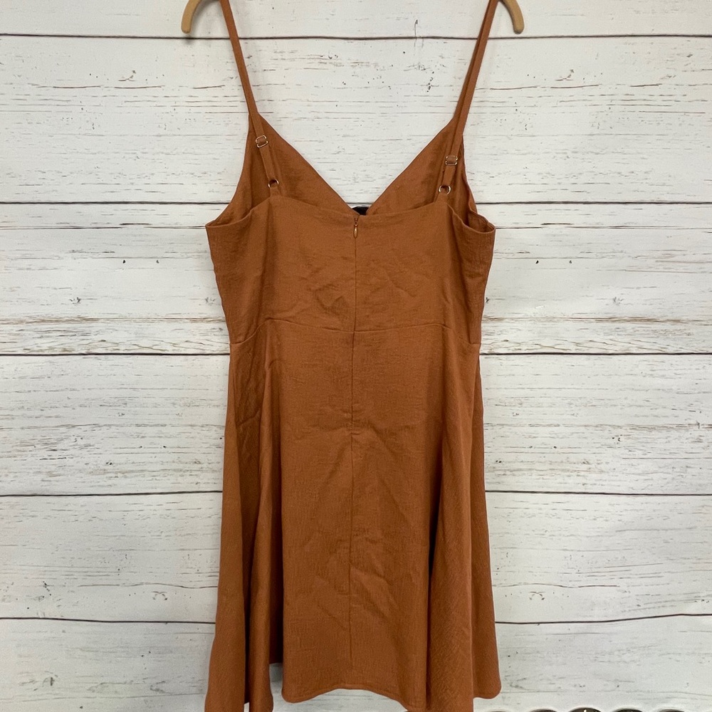 💎 Gilli Rust Colored Dress - Picture 3 of 9